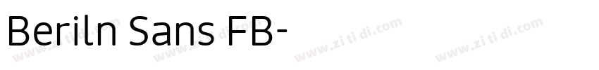 Beriln Sans FB字体转换